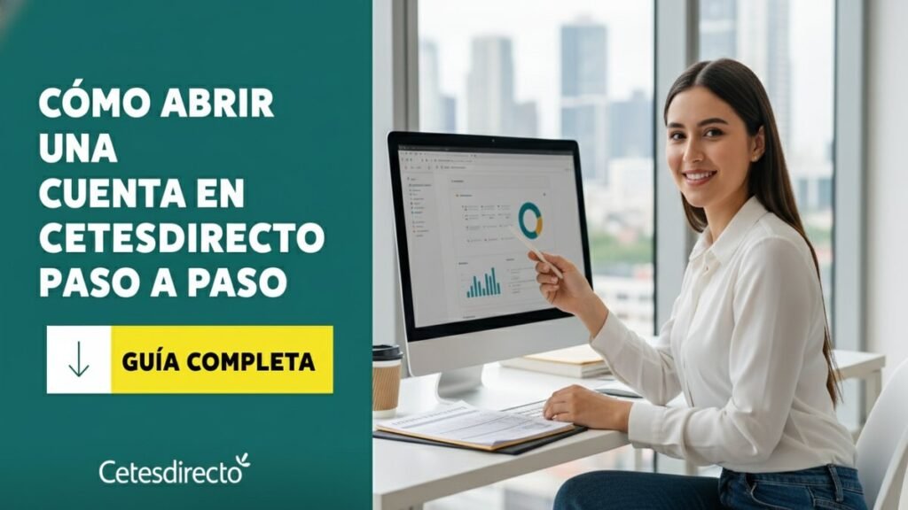 Cómo abrir una cuenta en Cetesdirecto paso a paso