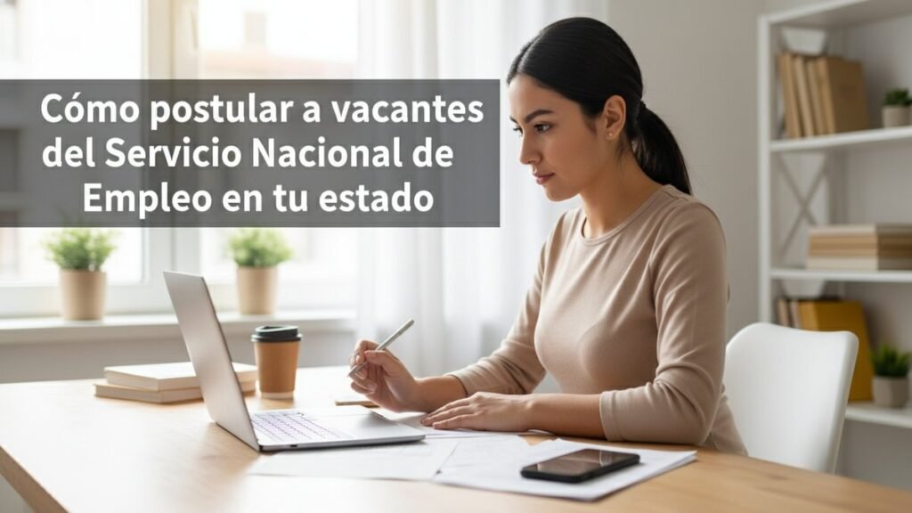 Cómo postular a vacantes del Servicio Nacional de Empleo en tu estado