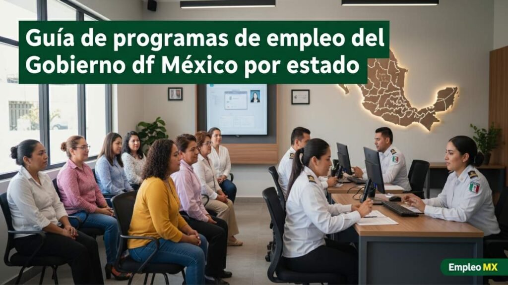 Guía de programas de empleo del Gobierno de México por estado
