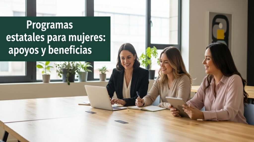 Programas estatales para mujeres: apoyos y beneficios