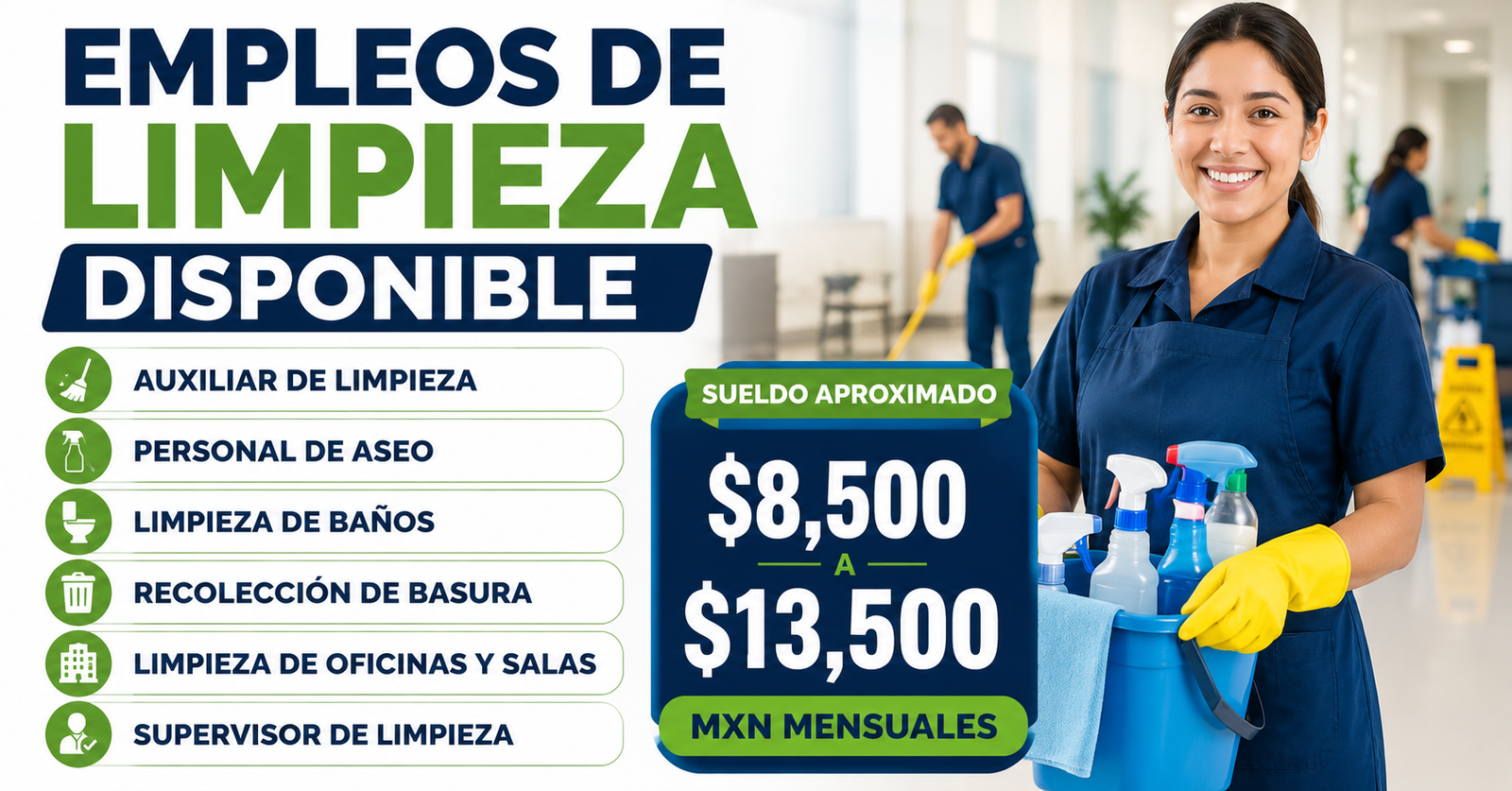 Empleos de limpieza general